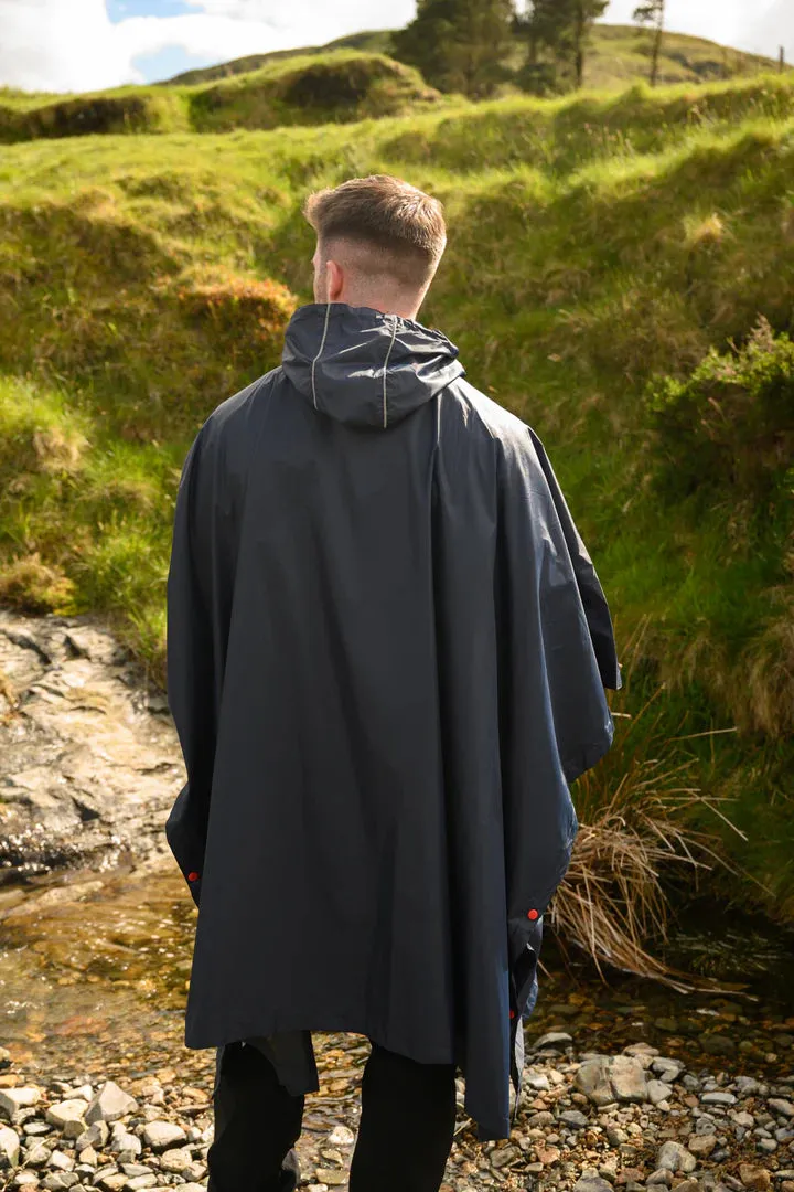 Poncho. Packable, waterproof cape