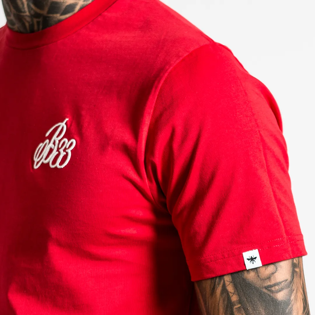 Premium Cotton B33 Tee - Red