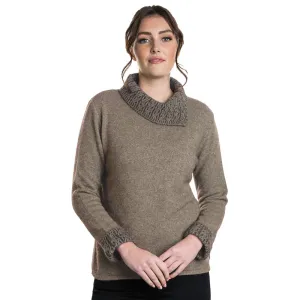 Premium Possum and Merino Wool - Two Tone Jumper