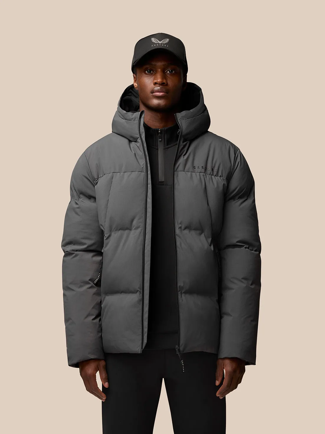 Quilts Jacket - Charcoal