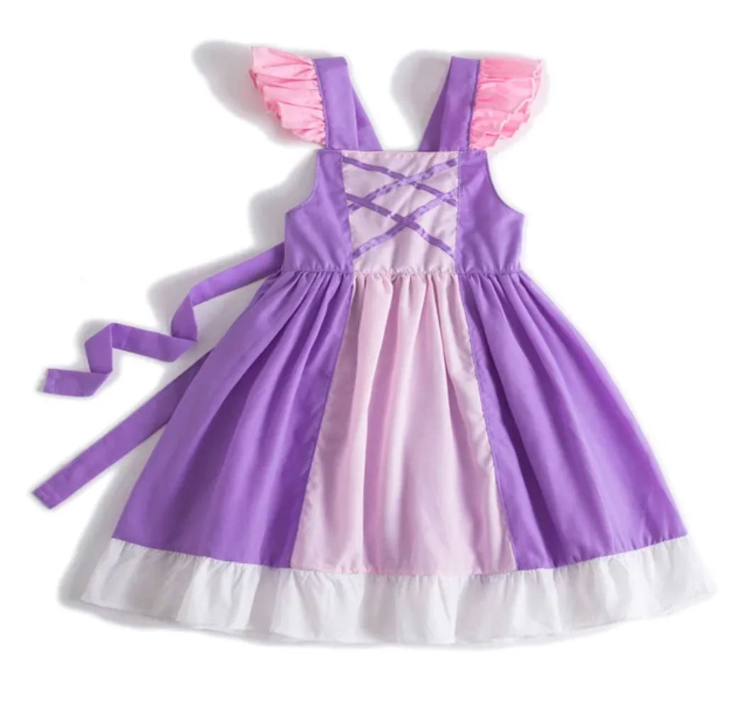 Rapunzel Girl's Character Tank Dress