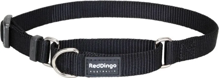 Red Dingo Martingale Black Medium 20mm