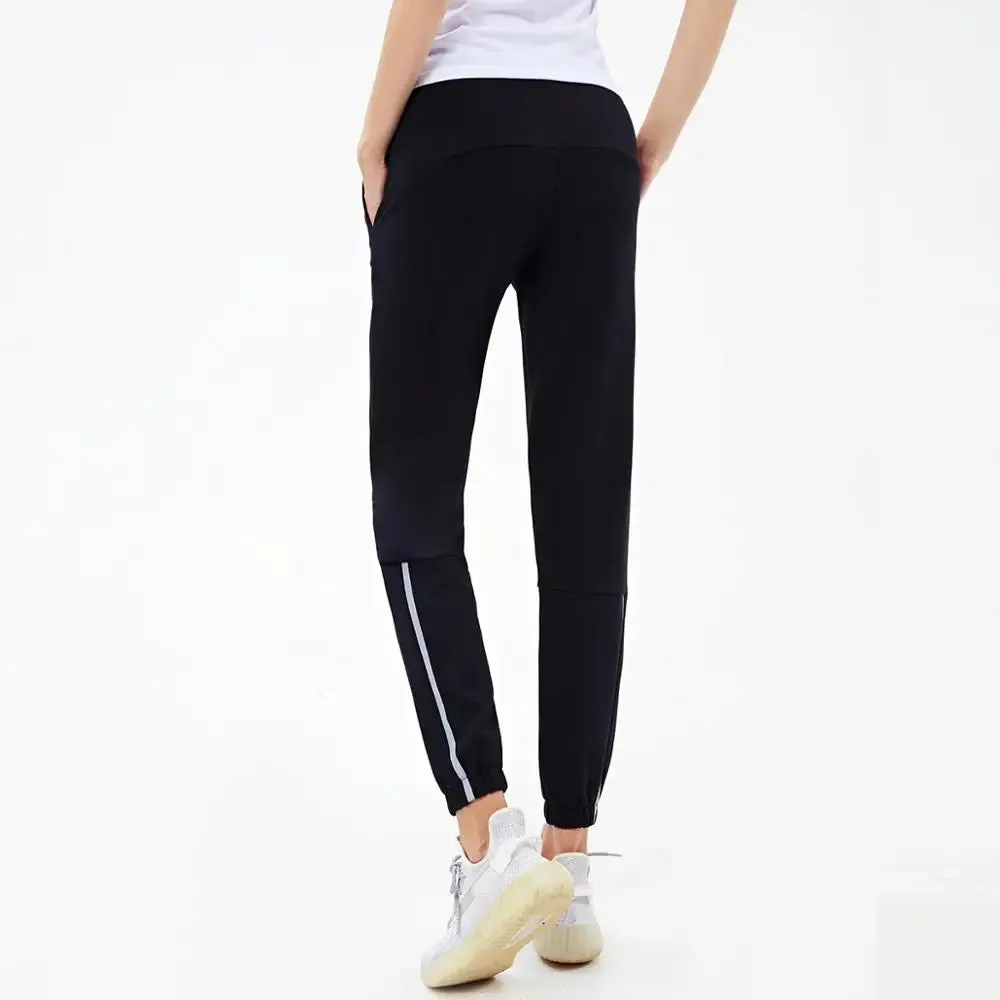 Reflective Drawstring Sweatpant for Fitness Outdoors