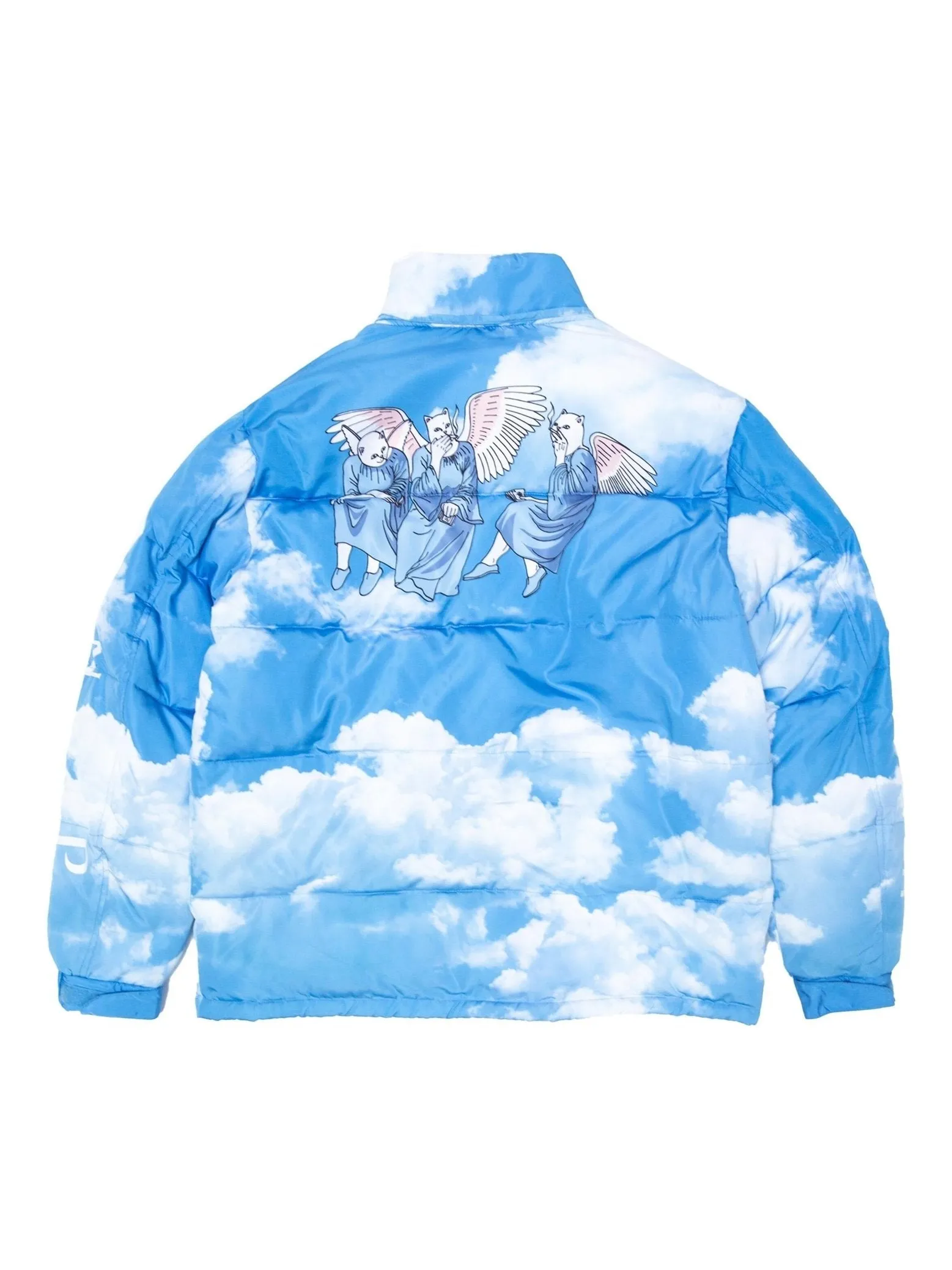 Ripndip Men's Heaven And Hell Puffer Jacket Blue RND4700