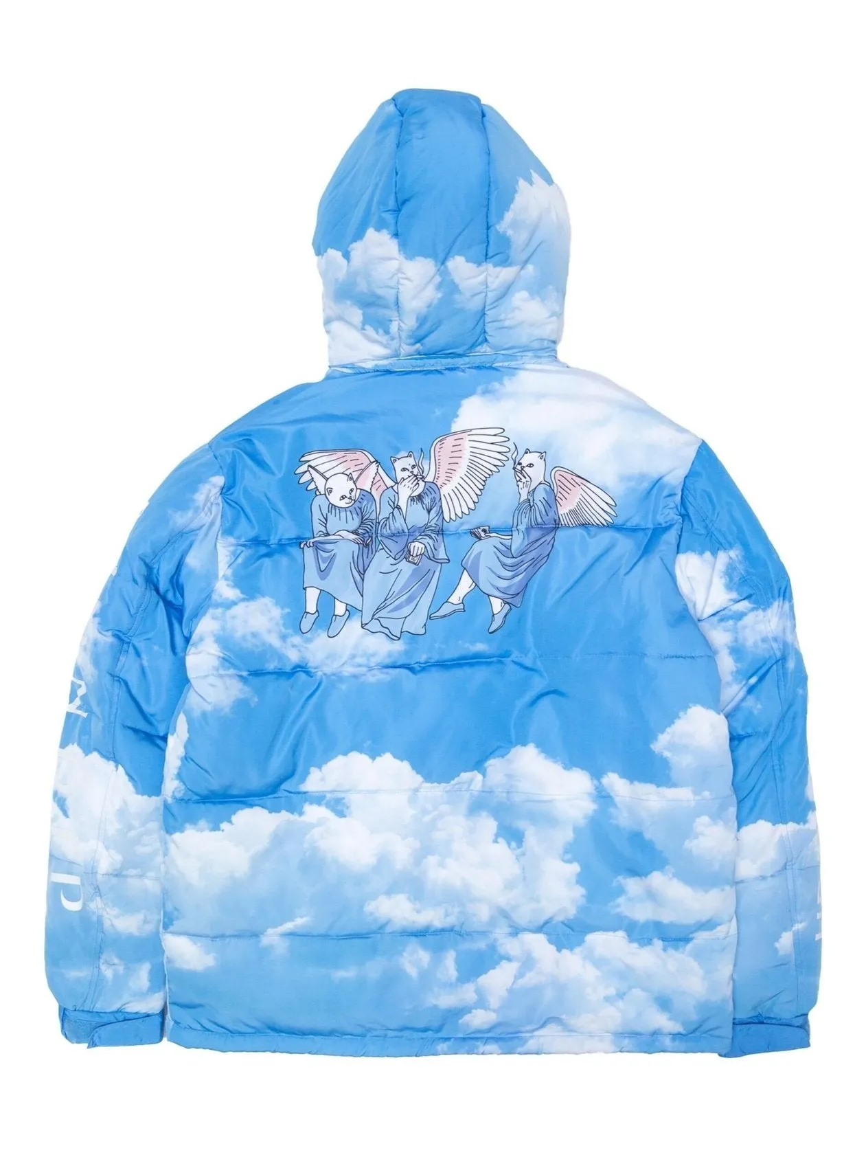 Ripndip Men's Heaven And Hell Puffer Jacket Blue RND4700