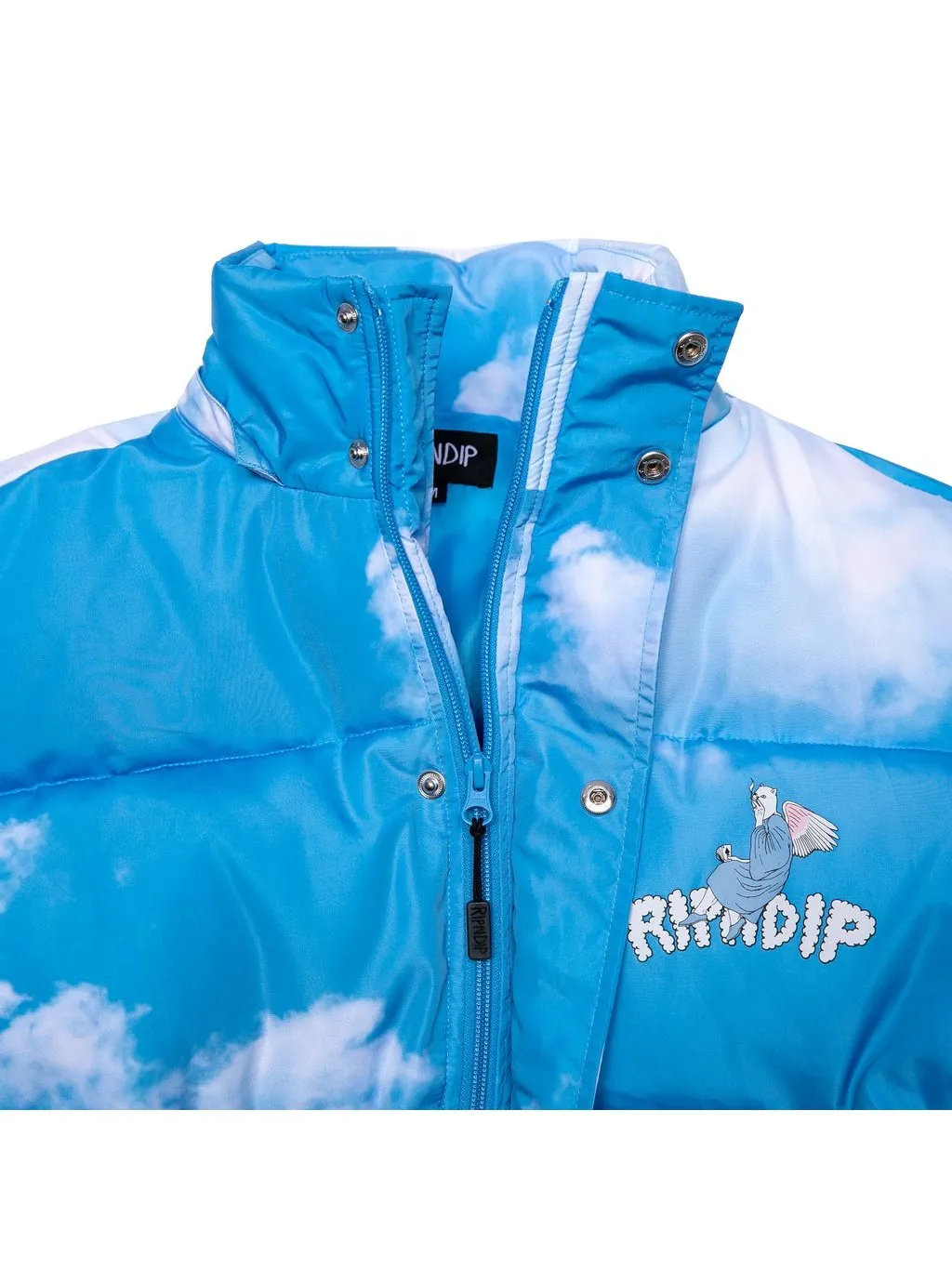 Ripndip Men's Heaven And Hell Puffer Jacket Blue RND4700