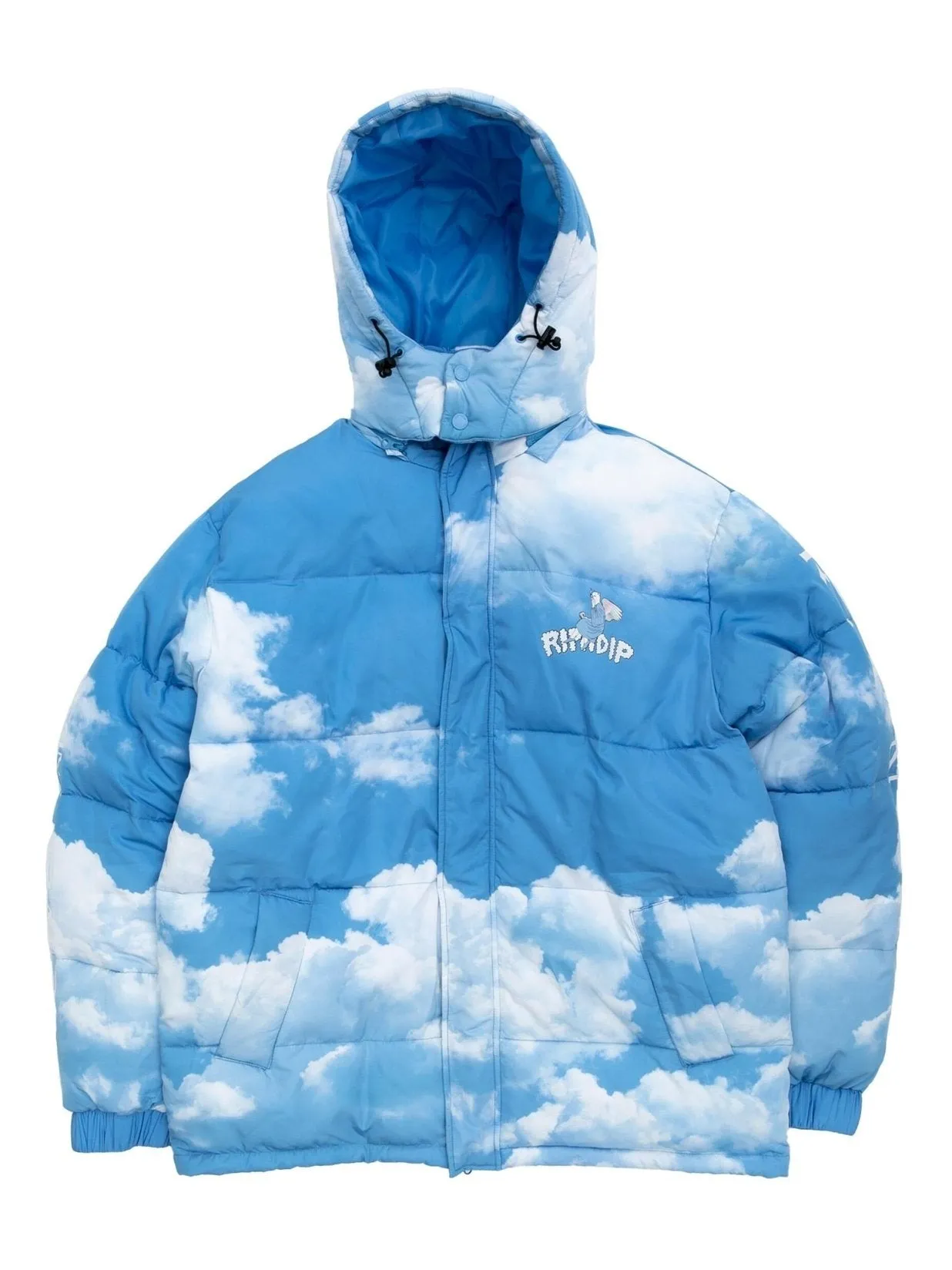 Ripndip Men's Heaven And Hell Puffer Jacket Blue RND4700