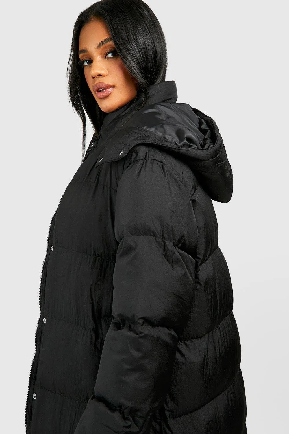 RSG Women's Hooded Longline Messina Puffer Jacket