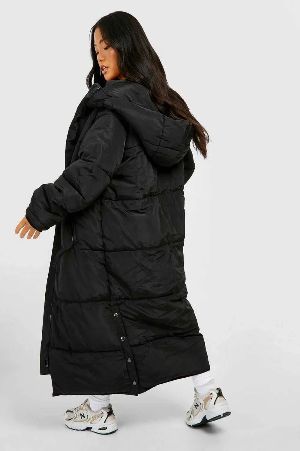 RSG Women's Hooded Longline Puffer Jacket