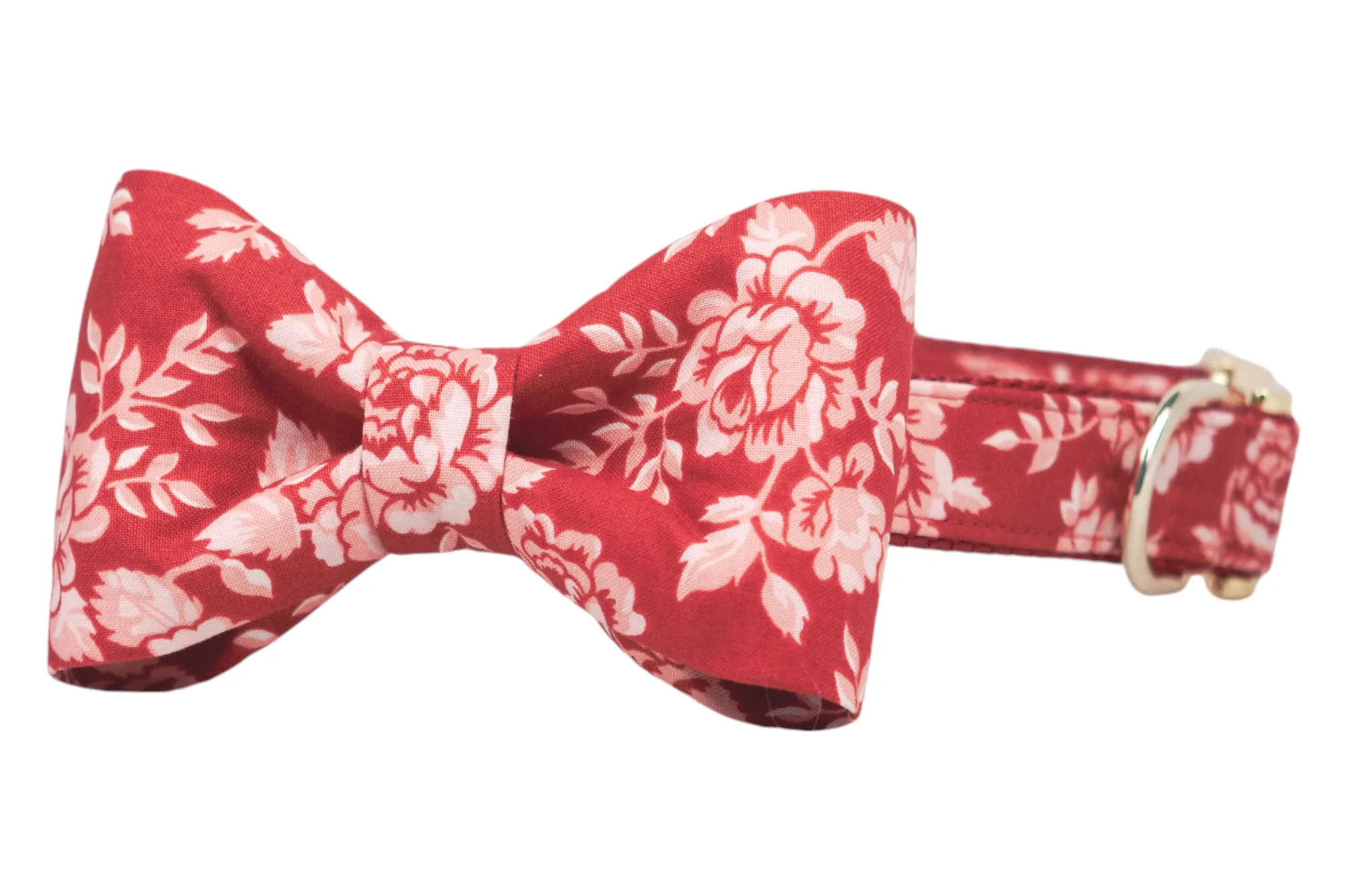 Ruby Roses Bow Tie Dog Collar