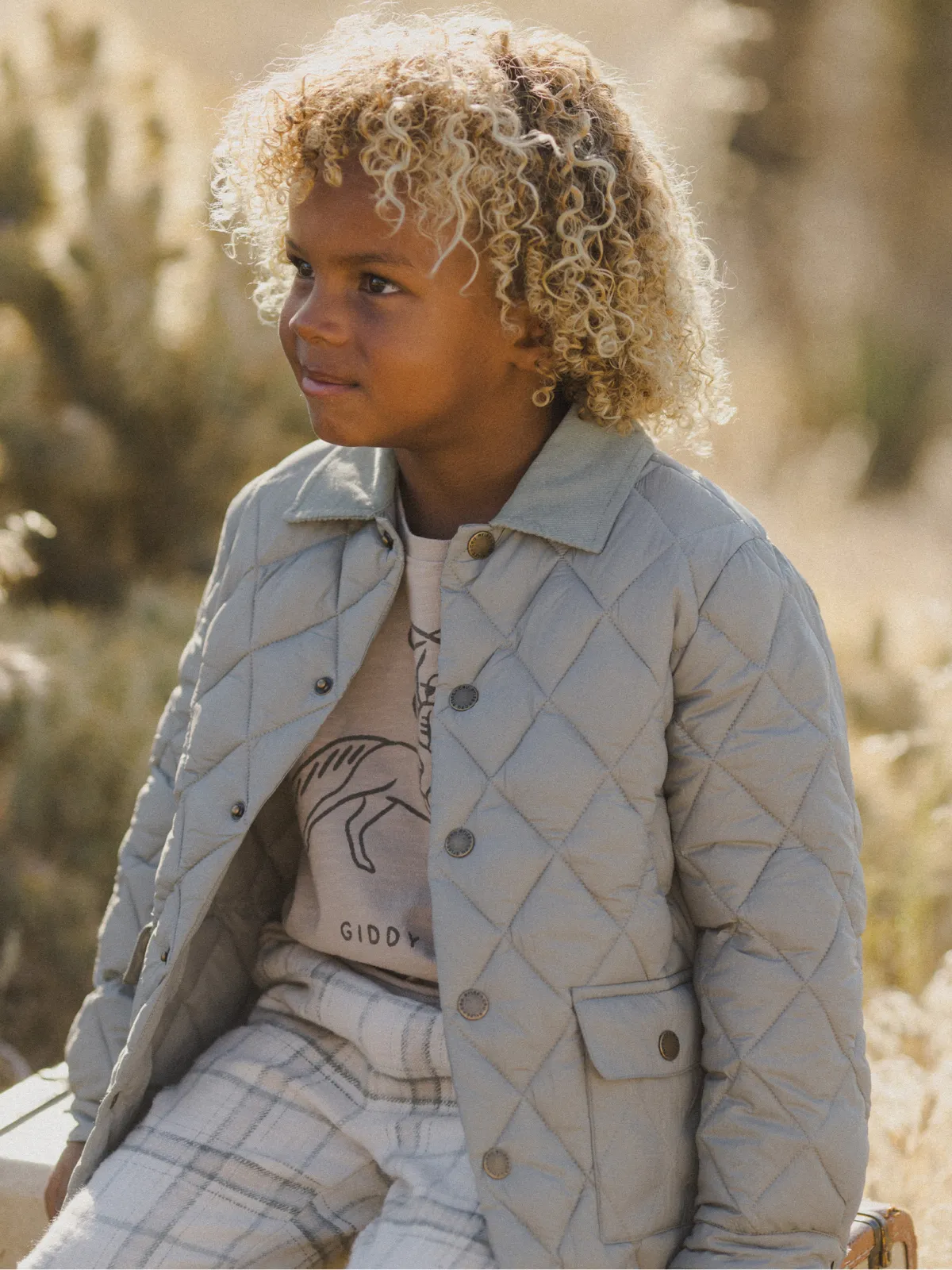 Rylee & Cru Quilted Puffer Jacket, Laurel