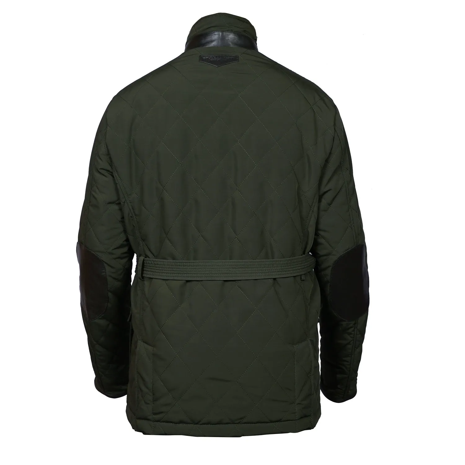 Safari Green Puffer Jacket by Brune & Bareskin