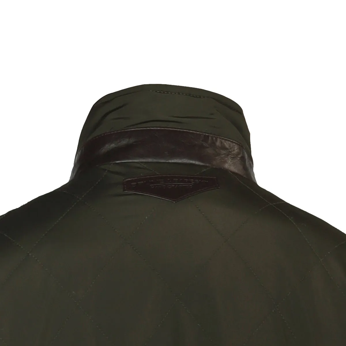 Safari Green Puffer Jacket by Brune & Bareskin