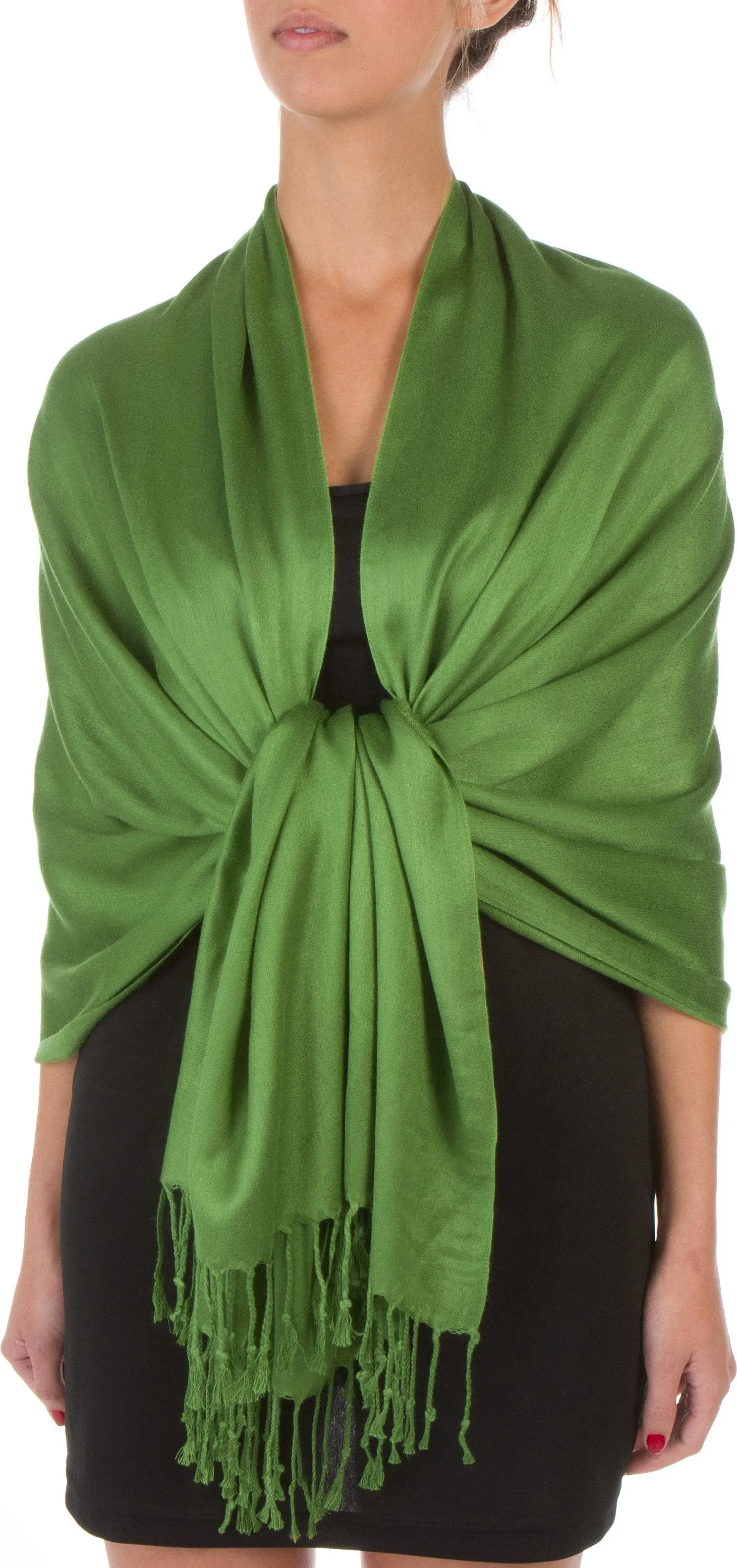 Sakkas 78" X 28" Rayon from Bamboo Soft Solid Pashmina Shawl / Wrap / Stole