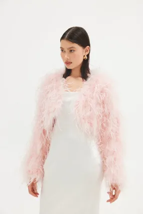 Sara Bolero Jacket - Peonie Pink