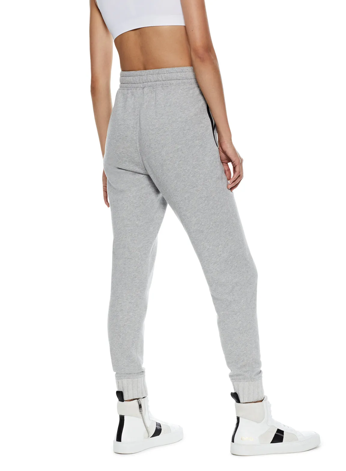 Signature Pocket Stripe Sweatpant (Light Grey Heather)