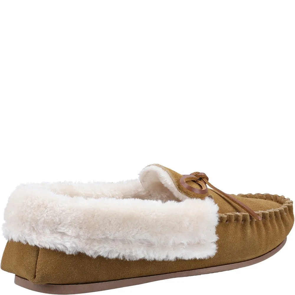 Sopworth Moccasin Slippers Tan