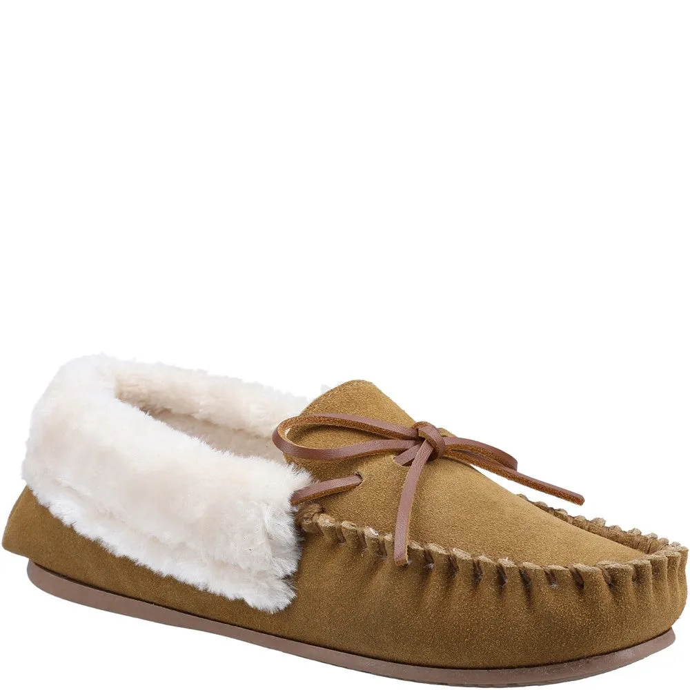 Sopworth Moccasin Slippers Tan