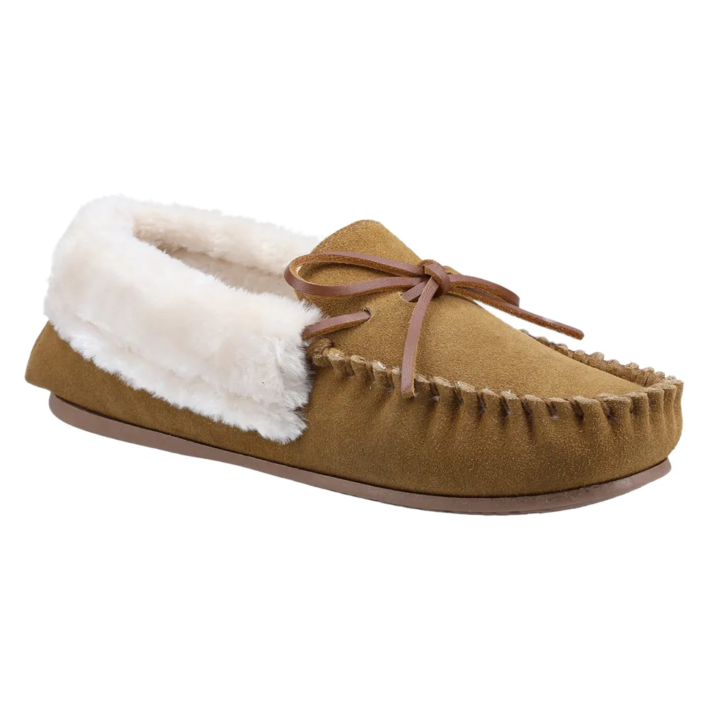 Sopworth Moccasin Slippers Tan