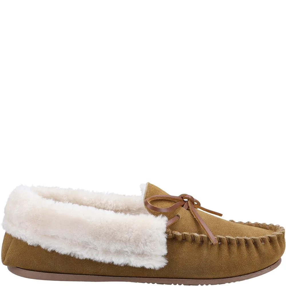 Sopworth Moccasin Slippers Tan