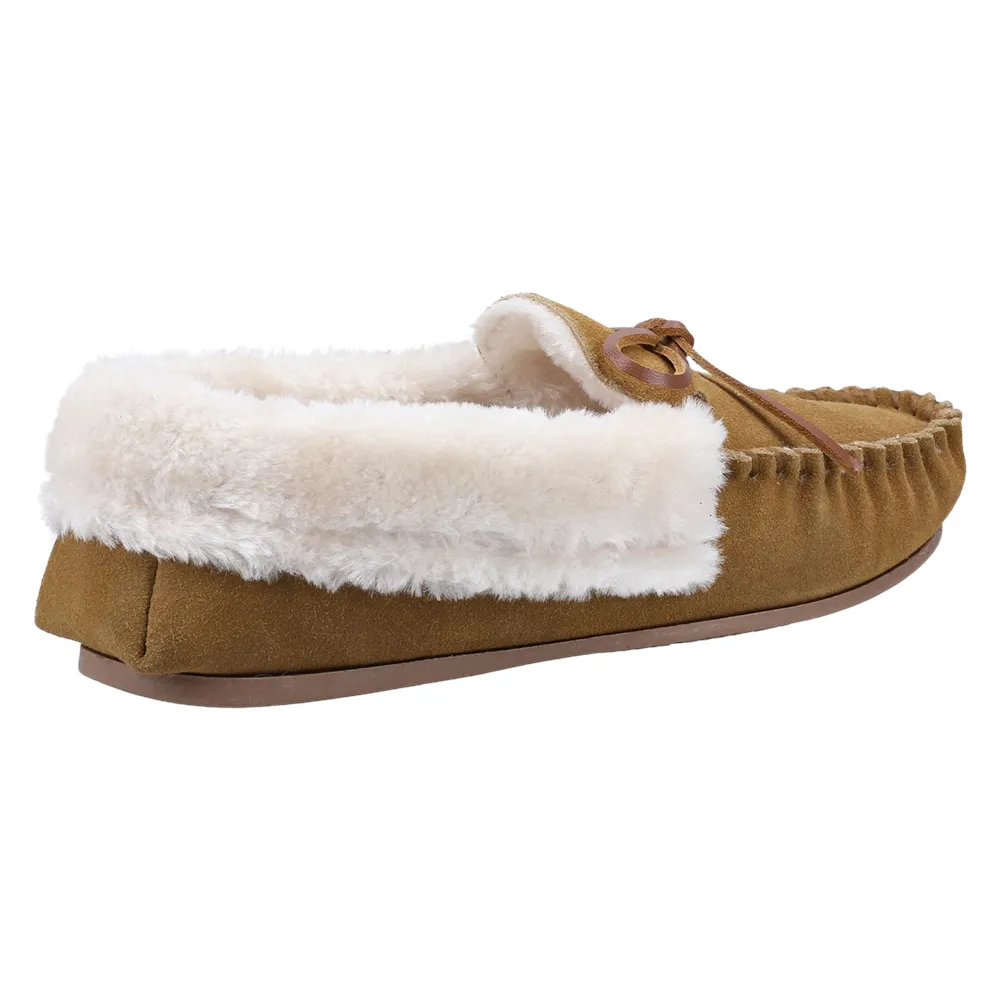 Sopworth Moccasin Slippers Tan