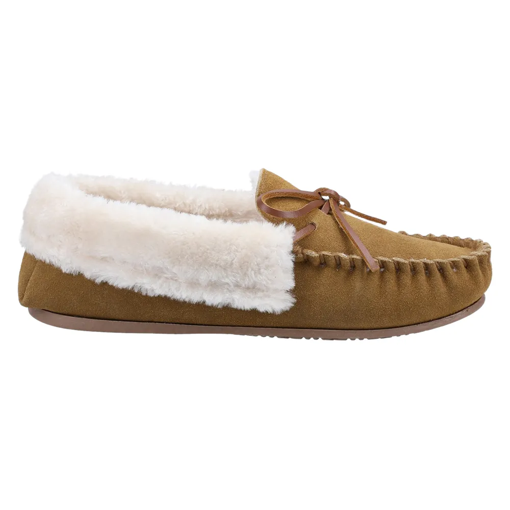 Sopworth Moccasin Slippers Tan