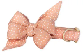 Sorbet Spots Belle Bow Dog Collar