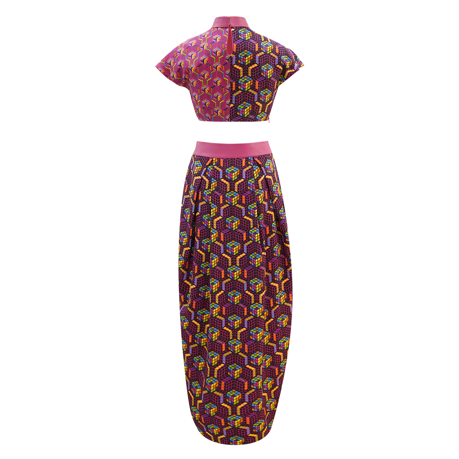 SPARKLE BY KAREN CHAN x  HK Heritage Museum【PUZZLE CUBE】Cheongsam Top & Skirt (Ruffle Sleeve) (我們的兒時玩意) (扭計骰)