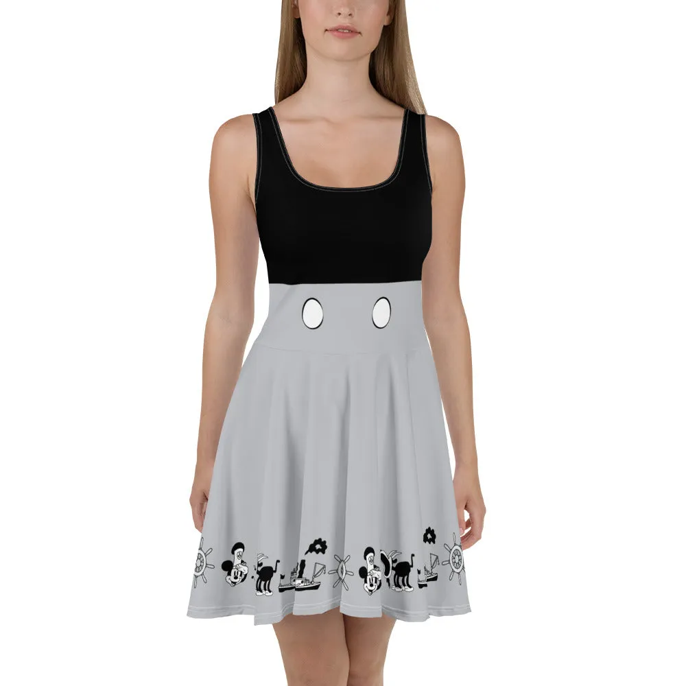 Steamboat Mickey Skater Character Dress