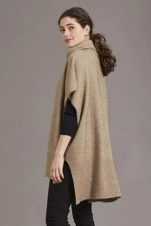 STEP HEM PONCHO