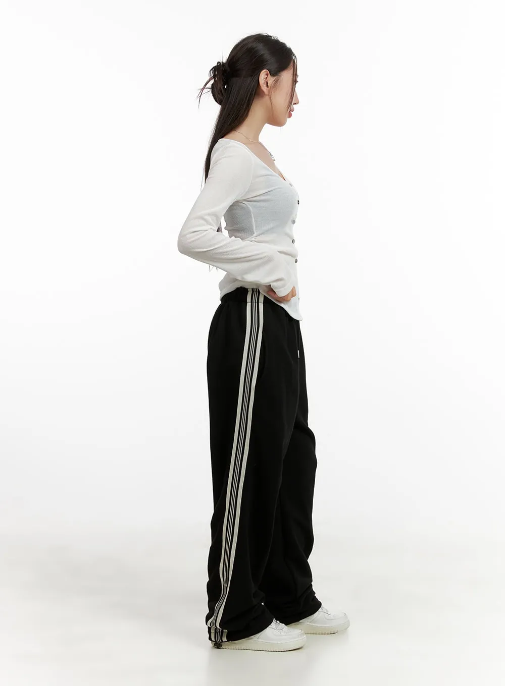 Stripe Banded Sweatpants CL431