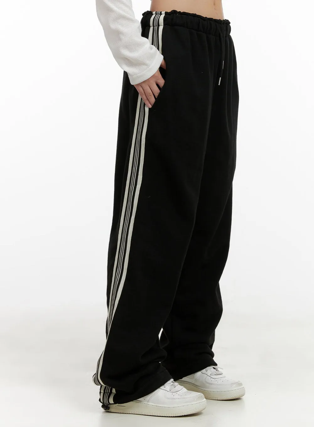 Stripe Banded Sweatpants CL431