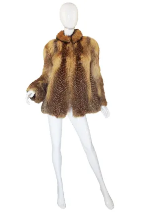 Stunning 1970s Biba Fox Fur Jacket