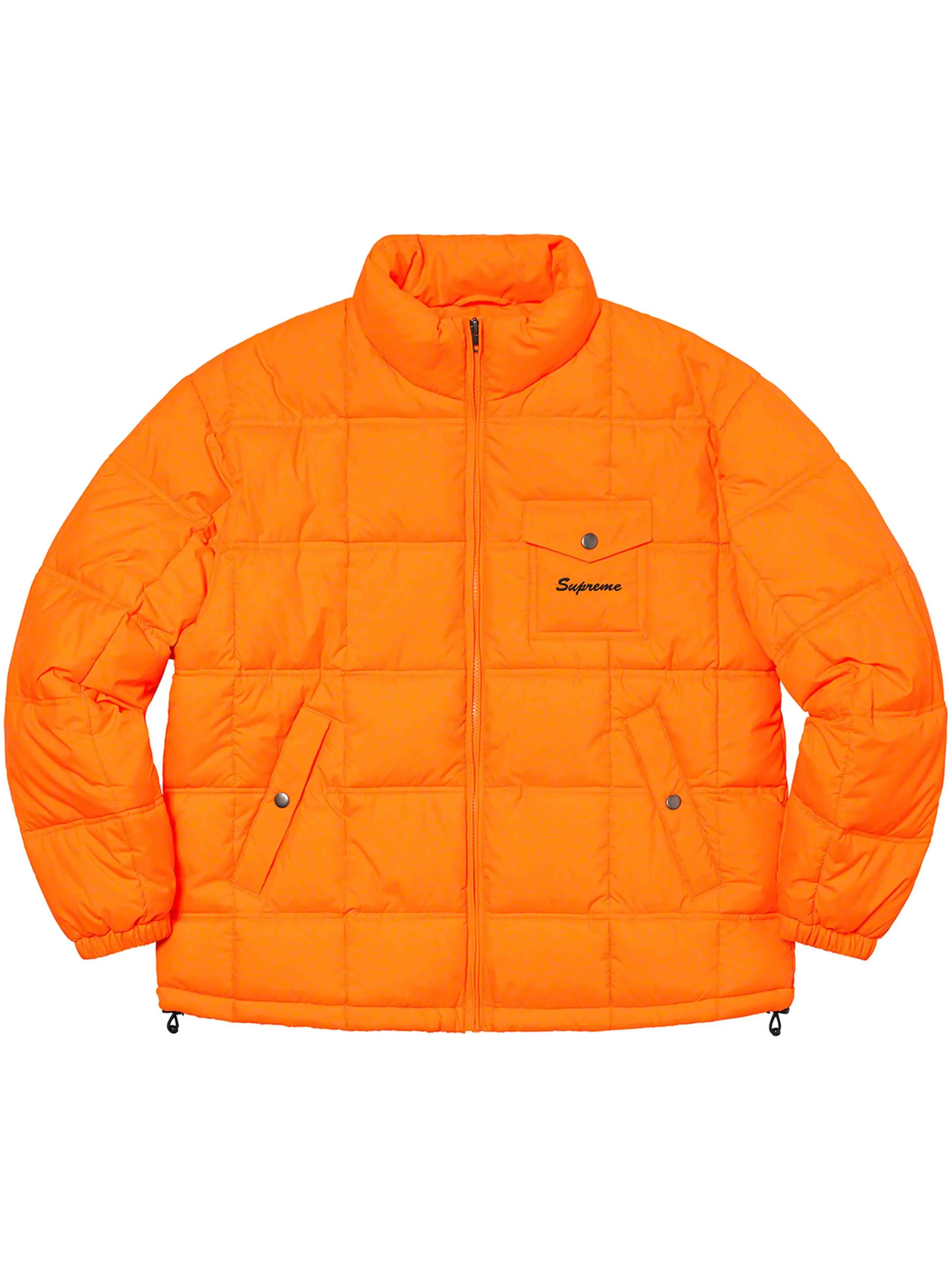 Supreme Iggy Pop Puffer Jacket Orange [SS21]