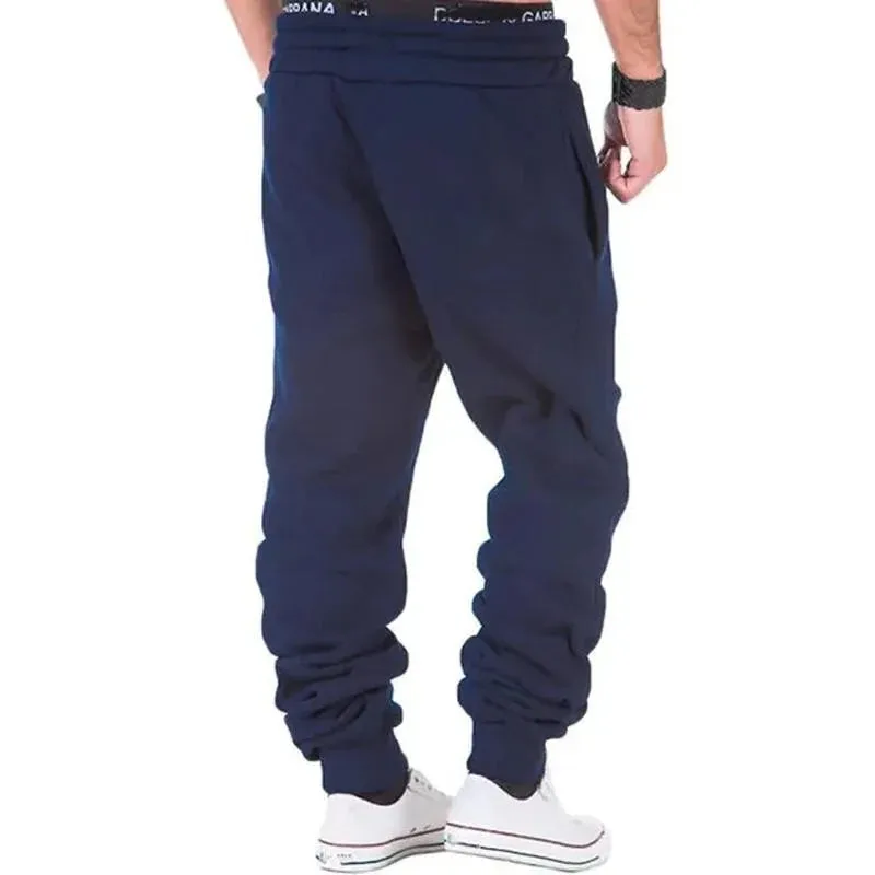 Sweatpants Spring Autumn Cotton Long Pants Jogger Trousers Casual Sports Men's and Women's Fitness Solid Jogging Pants 5 Colors