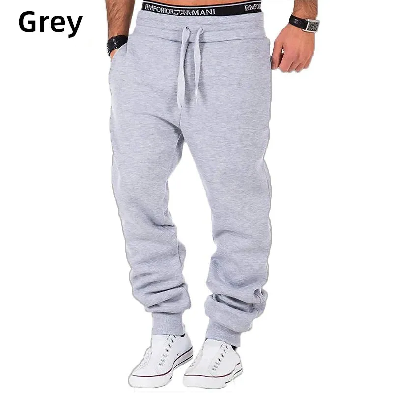 Sweatpants Spring Autumn Cotton Long Pants Jogger Trousers Casual Sports Men's and Women's Fitness Solid Jogging Pants 5 Colors