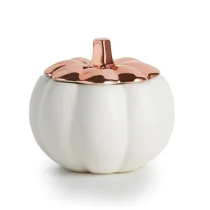 Tied and True "Heritage Pumpkin" Ceramic Pumpkin Jar Candle