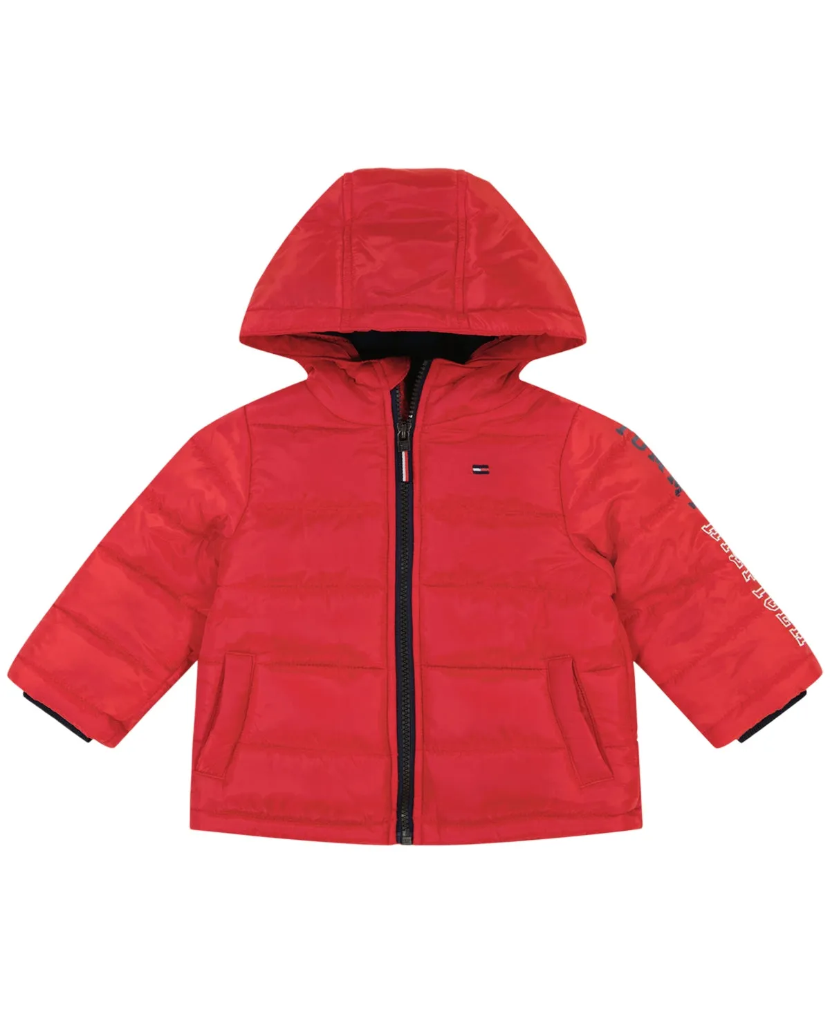 Tommy Hilfiger Baby Boys Sleeve Logo Puffer Jacket