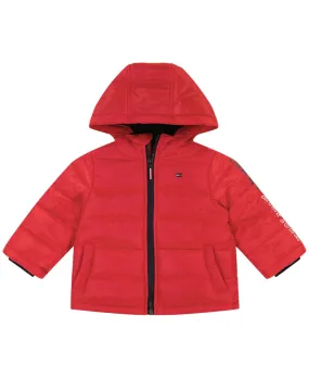 Tommy Hilfiger Baby Boys Sleeve Logo Puffer Jacket