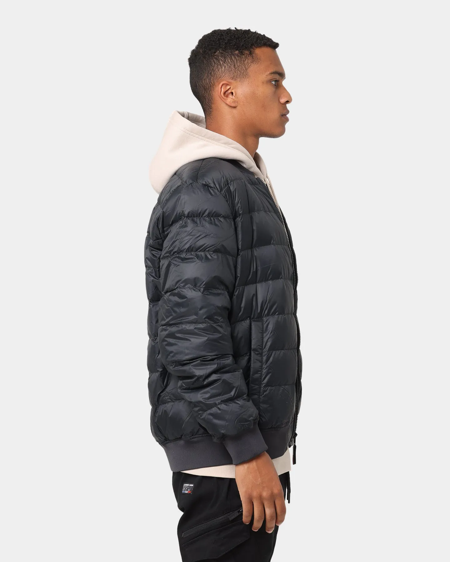 Tommy Jeans Light Down Bomber Puffer Jacket Black