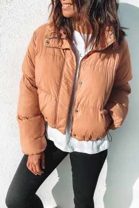 Topher Puffer Jacket Bisque