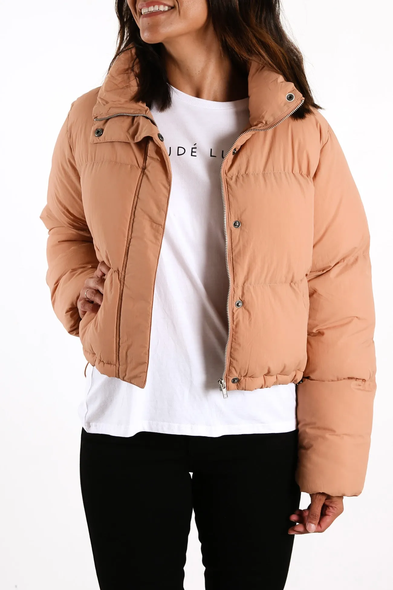 Topher Puffer Jacket Bisque