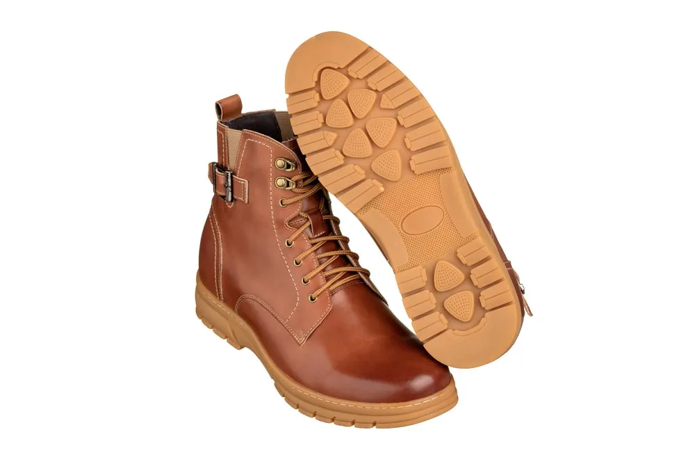 TOTO - K16205 - 2.8 Inches Taller (Light Brown) - High Top Boots