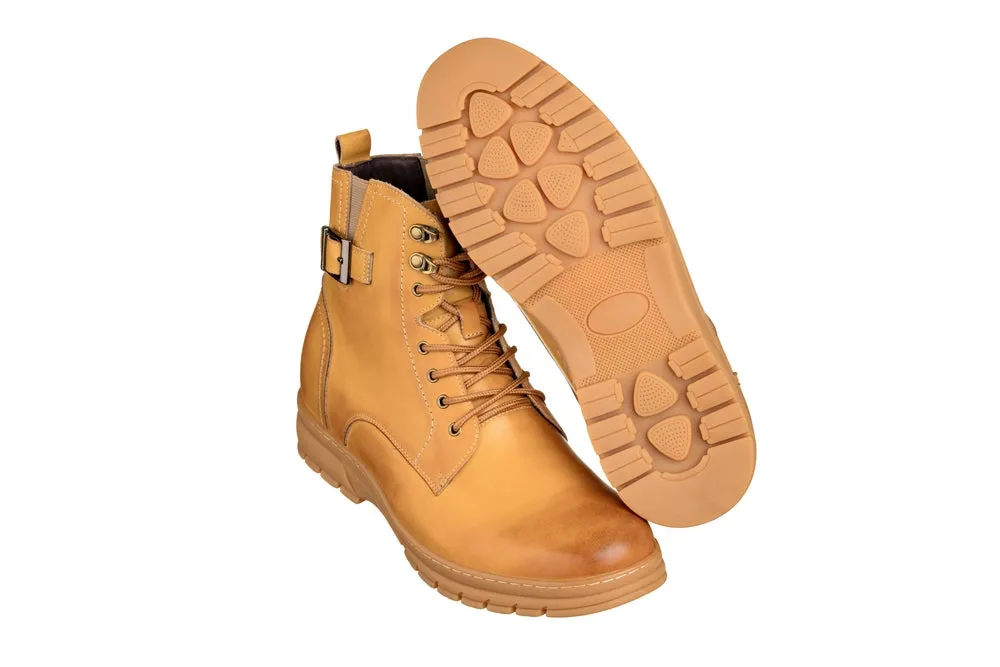 TOTO - K16207 - 2.8 Inches Taller (Tan Brown) - High Top Boots