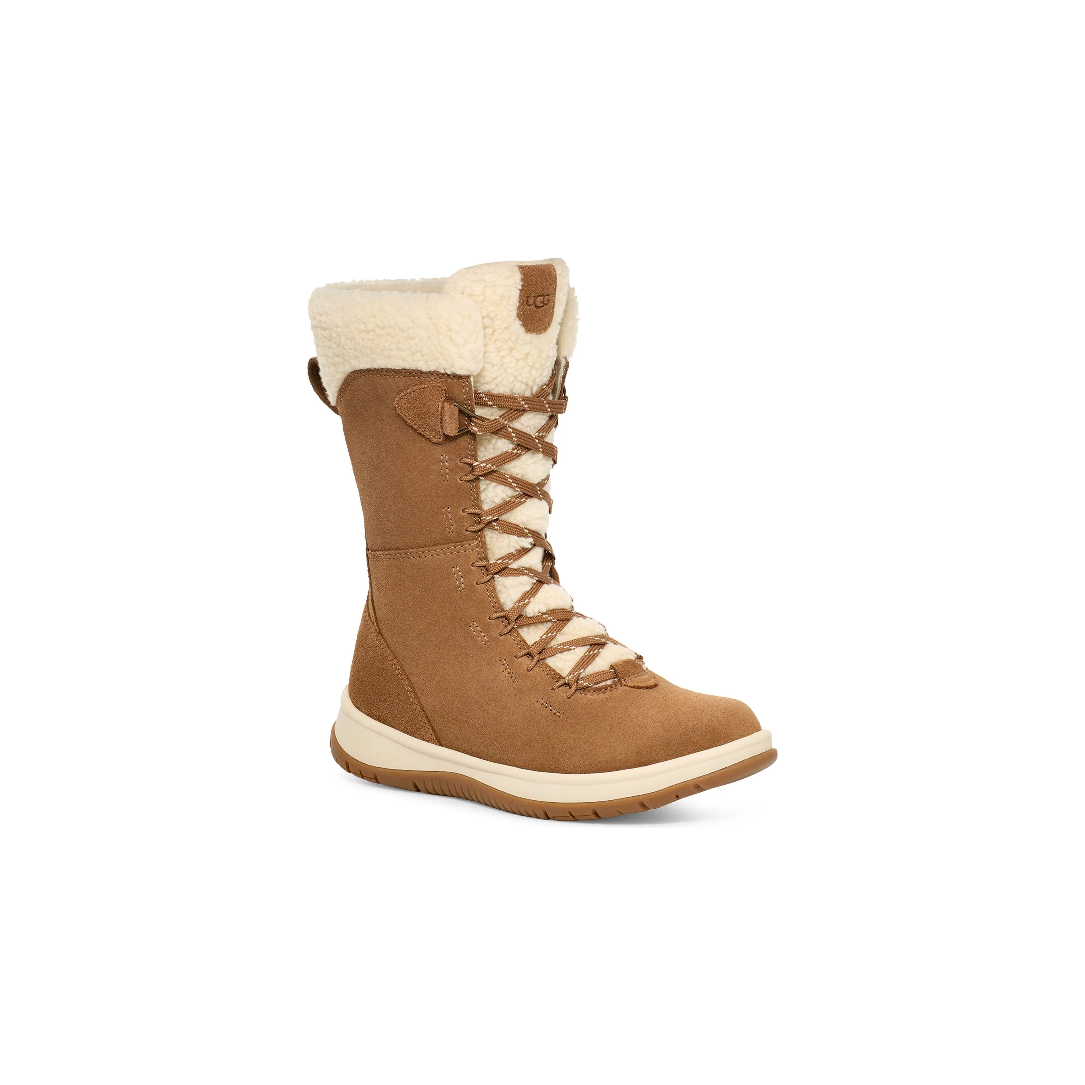 UGG Women's Lakeside Tall Lace in Chestnut