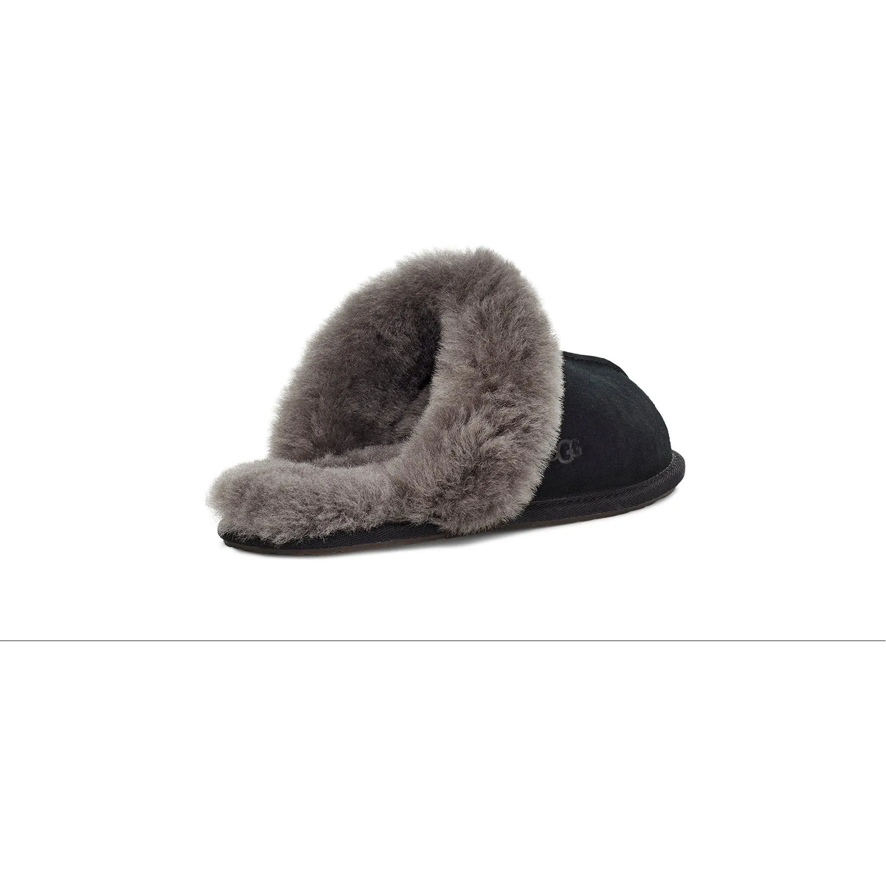 UGG Women's Scuffette II Slipper in Black Grey