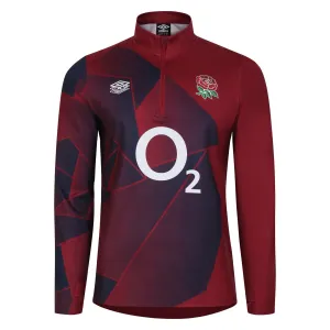 Umbro England Mens Warm Up Mid Layer Top