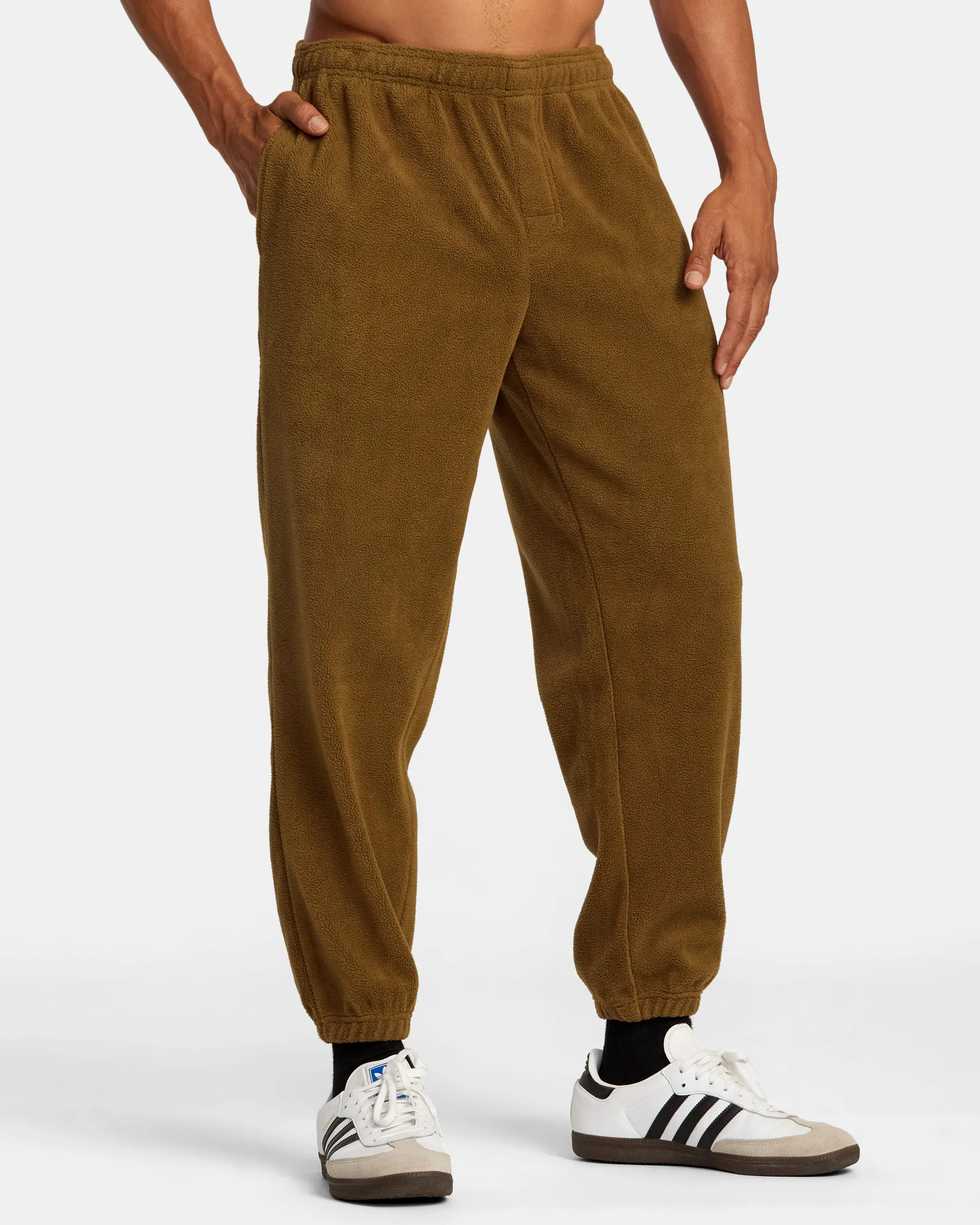 Va Essential Micro Fleece Pant - Camel