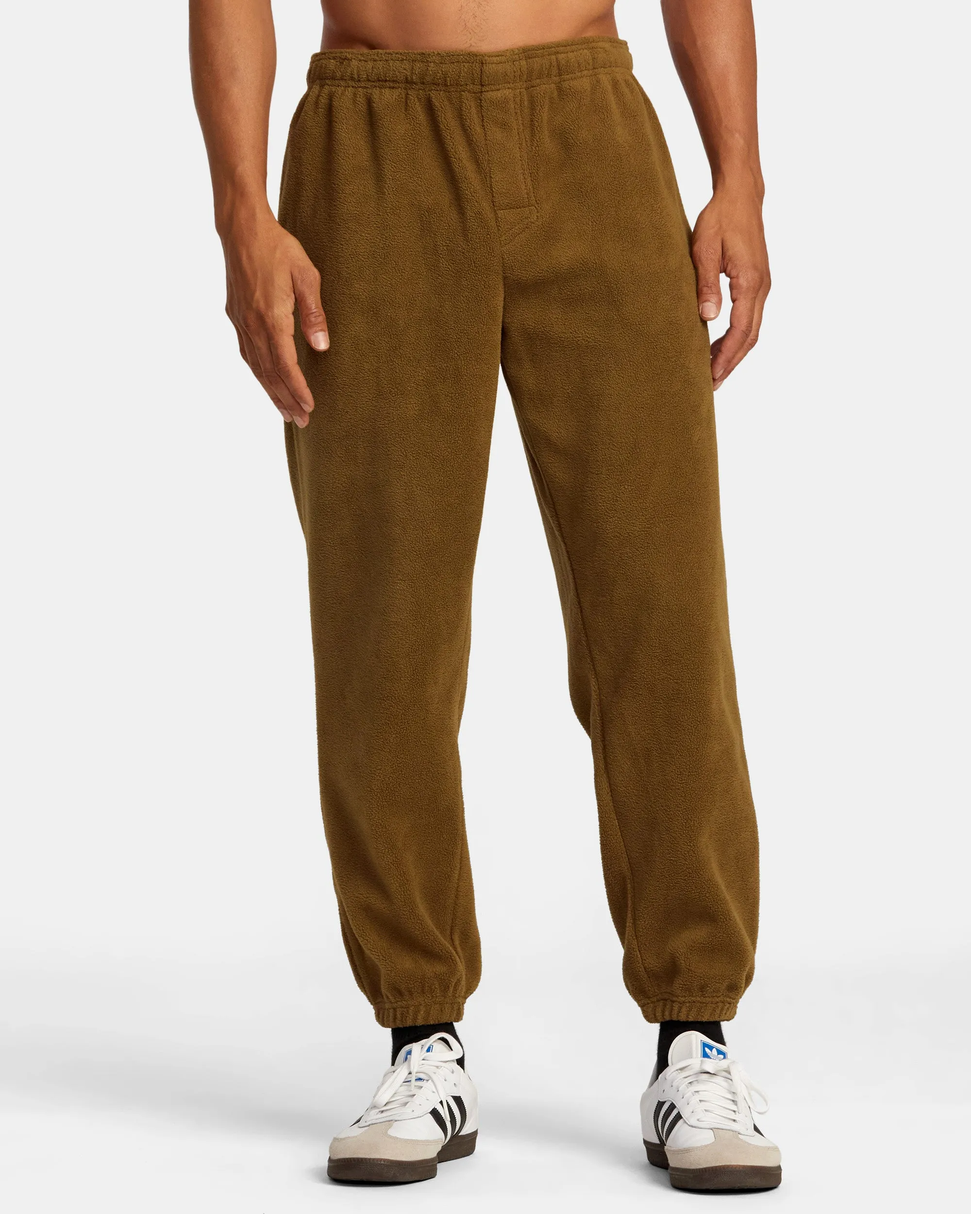 Va Essential Micro Fleece Pant - Camel