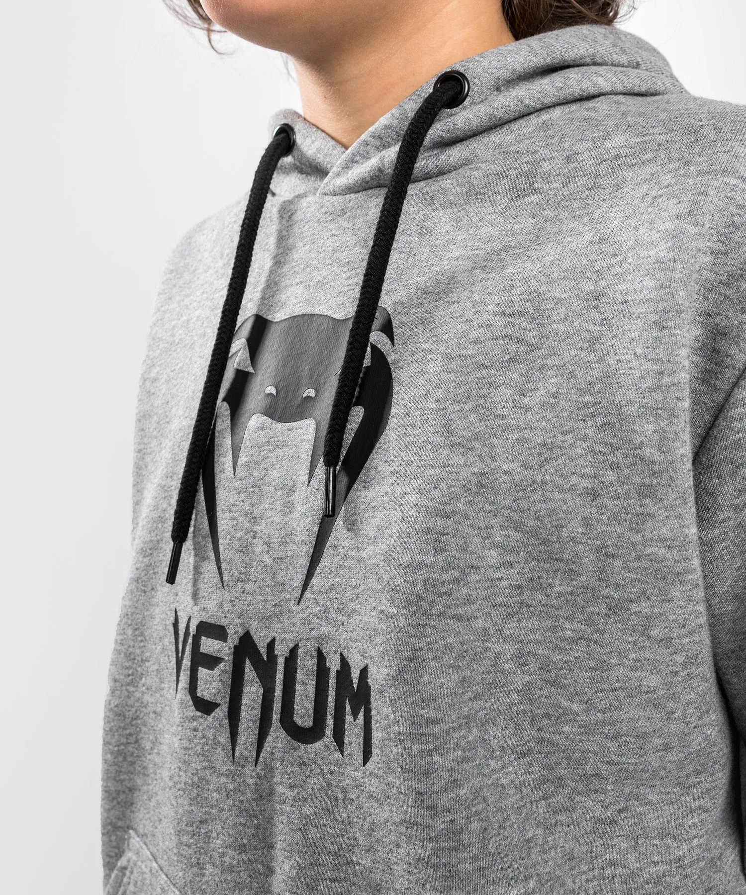 Venum Classic Hoodie - For Kids - Light Heather Grey